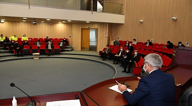 2020- 2021 yılı kış tedbirleri toplantısı yapıldı