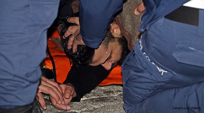 25 metrelik falezden düşen şahsı deniz polisi kurtardı