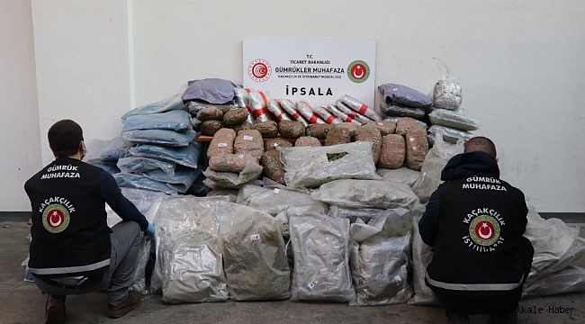 257 kilo esrar ele geçirildi