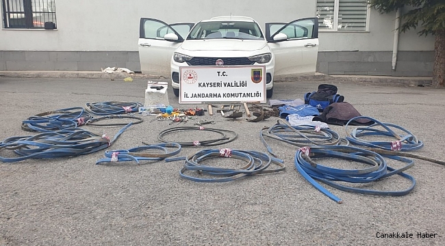 4 ilçenin enerji nakil hatlarını çalan hırsızlar yakalandı