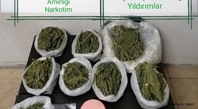 4 kilo 280 gram esrar ele geçirildi