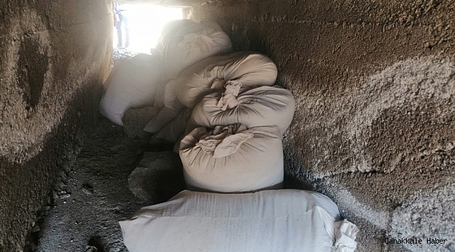 648 kilogram uyuşturucuyu menfezde saklamışlar