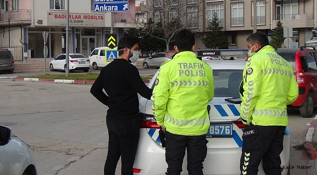 Açık olmayan kafeyeyi açmaya giden sürücü ceza yedi