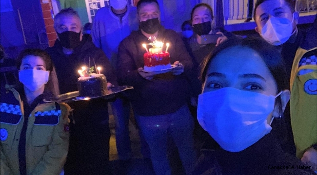 Acil vakaya geldiler, pasta ile karşılaştılar