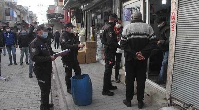Adana polisi korona seferberliğinde