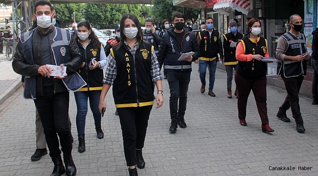 Adana polisi, Suriyeli kadınlara KADES&#039;i anlattı