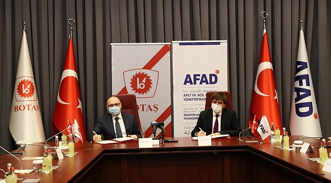 AFAD ile BOTAŞ iş birliği protokolü imzaladı