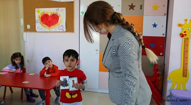 Afrin şehidinin adını taşıyan kreş 3 dilde eğitim veriyor