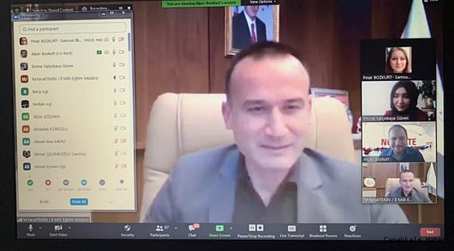 Ağrı Milli Eğitim Müdürü Tekin, Amerika'dan yönetilen bilim seminerine katıldı