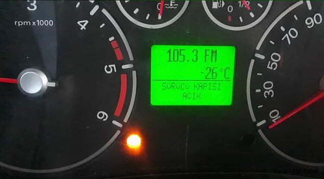 Ağrı&#039;da termometreler eksi 22 dereceyi gösterdi