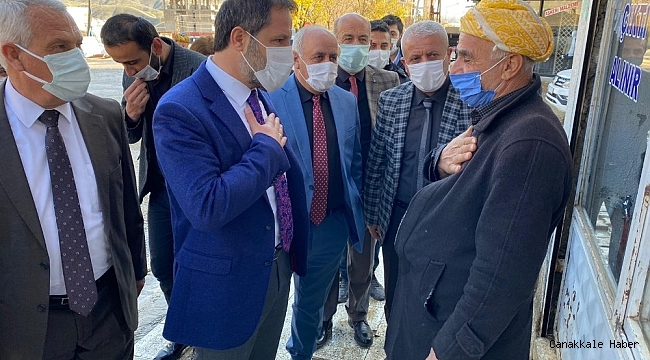 AK Parti Hakkari İl Başkanı Gür, sınırdaki ilçeleri ziyaret etti