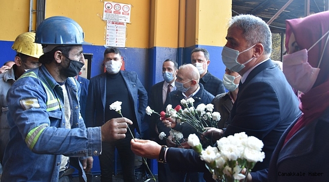 AK Parti, madencileri kutladı