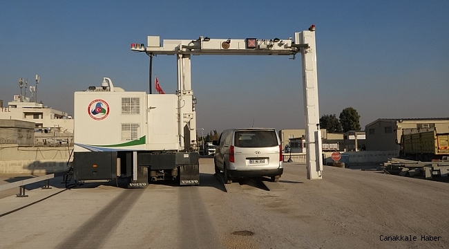 Akçakale Gümrük Kapısı&#039;nda x-ray kontrolü