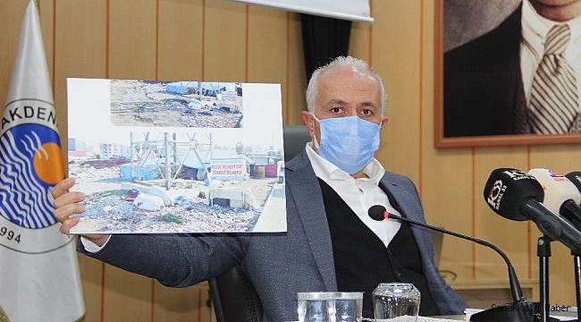 Akdeniz Belediyesi ile Büyükşehir Belediyesi arasında çöp tartışması