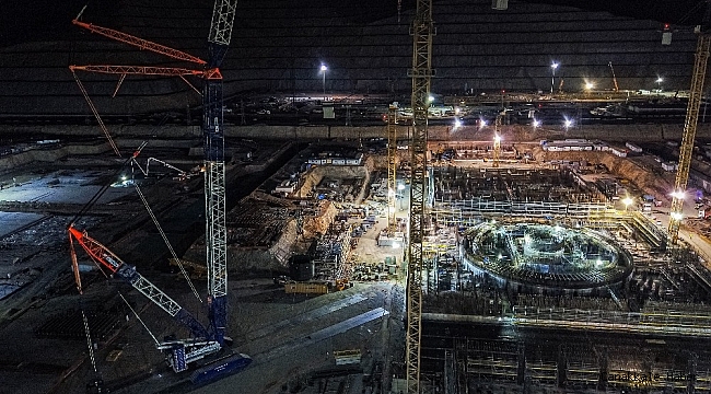 Akkuyu NGS inşaatında iki kilit aşama daha tamamlandı