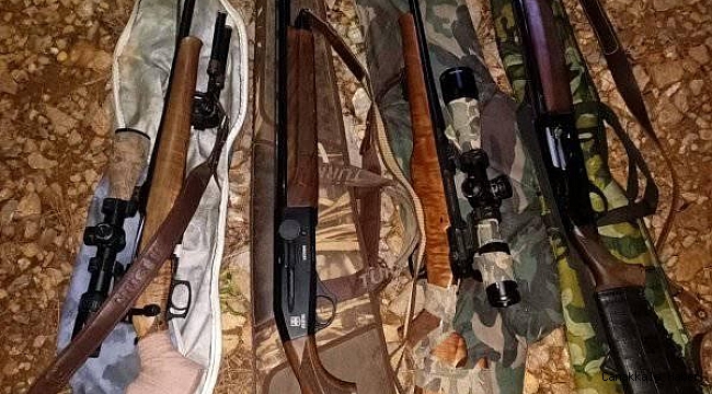 Akseki'de usulsüz avlanan 4 şahıs yakalandı