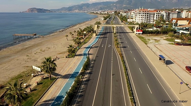 Alanya'da sahil bandı bisiklet yolunun Kestel etabı tamamlandı