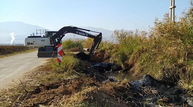Alaşehir&#039;de dereler temizleniyor