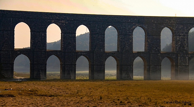 Alibeyköy Barajında korkutan görüntü