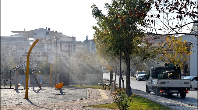 Altıeylül'de 94 mahalle dezenfekte edildi