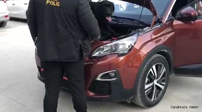 Alüminyum folyoyla gizlenen uyuşturucu &#039;Gece&#039;ye takıldı