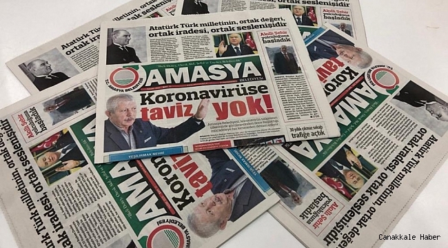 Amasya Belediyesi'nin hizmetlerini duyurduğu gazetenin 10. sayısı yayında