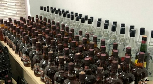 Amasya polisinden sahte içki operasyonu: 11 gözaltı