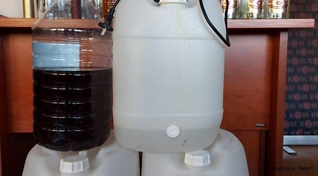 Amasya polisinden sahte içki operasyonu