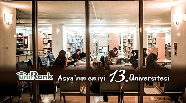 Anadolu Üniversitesi, Asya&#039;nın en iyi 13&#039;ncü üniversitesi oldu
