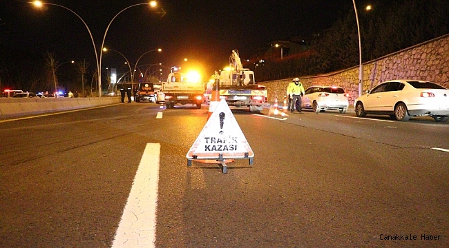Ankara&#039;da uygulama noktasında zincirleme kaza: 1&#039;i ağır 4 yaralı