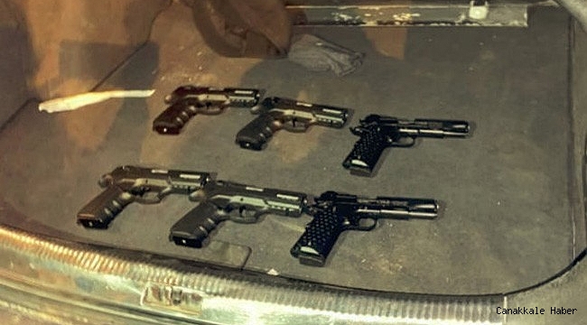 Antalya&#039;da kaçak silah operasyonu