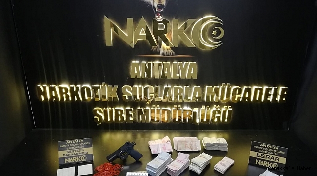 Antalya&#039;da uyuşturucu operasyonu: 1 tutuklama