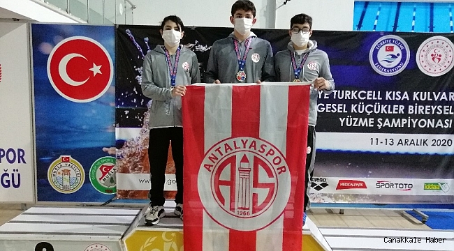 Antalyaspor yüzme takımından Türkiye rekoru