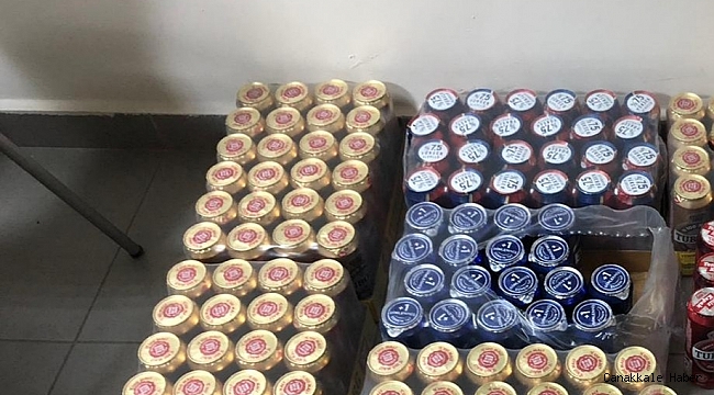 Araçla alkol satışı yaptı, kıskıvrak yakalandı
