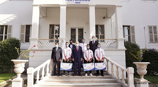 Artistik Cimnastik Milli Takımı ilk ziyaretini Ege'ye yaptı