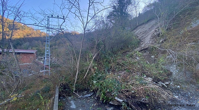 Artvin&#039;in Hopa ilçesindeki heyelan korkuttu