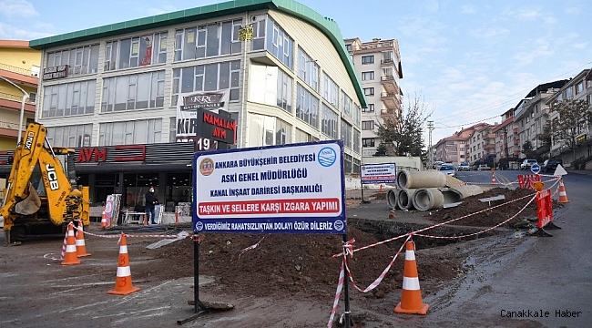 ASKİ ekipleri Mamak ve Yenimahall&#039;de altyapı çalışması başlattı