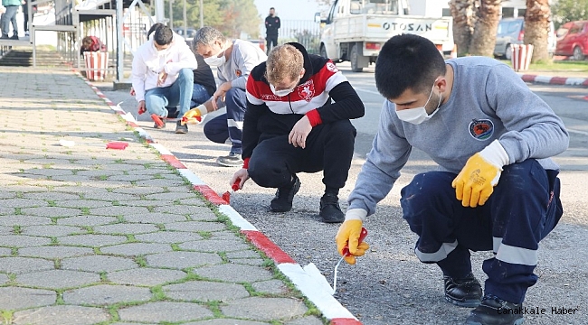 Atakum Belediyesi ve taraftardan Samsunspor&#039;a kırmızı-beyaz destek