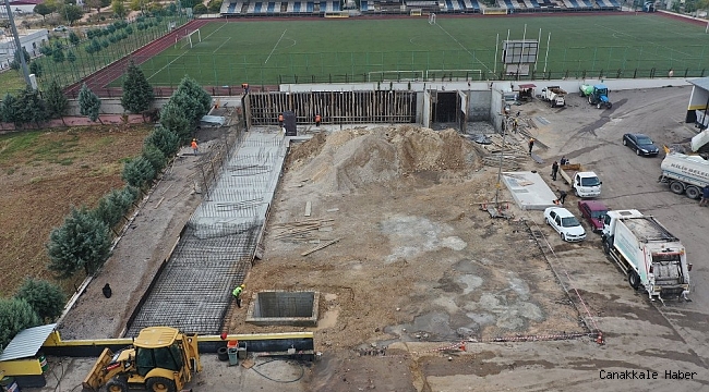 Atık Getirme Merkezi inşaatı sürüyor