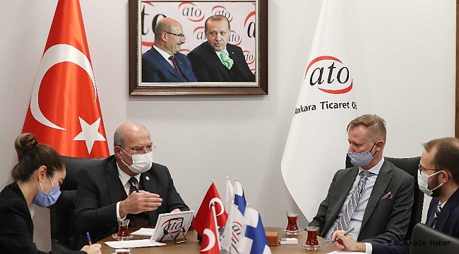 ATO Başkanı Baran: &quot;Finlandiya ile ticarette 5 milyar dolar düzeyi ulaşılabilir bir hedeftir&quot;