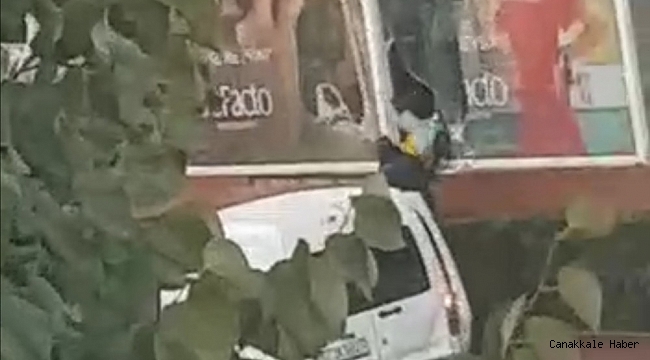 AVM&#039;deki mağazanın camının kırarak onlarca mont çaldılar