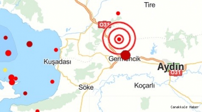 Aydın&#039;da 3.7 şiddetinde deprem meydana geldi