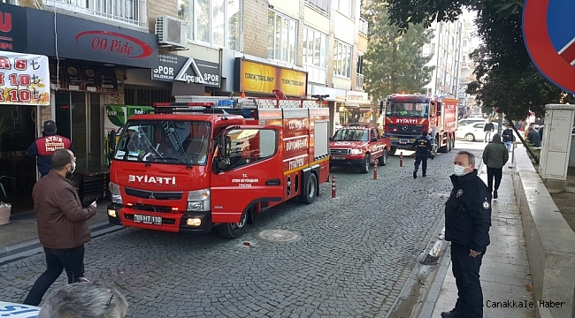 Aydın&#039;da baca yangını panik oluşturdu