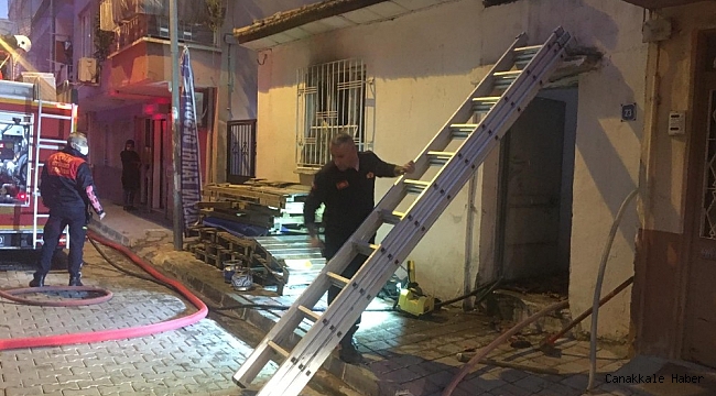 Aydın&#039;da ikamet yangını