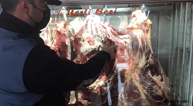 Bafra&#039;da kasaplar denetlendi