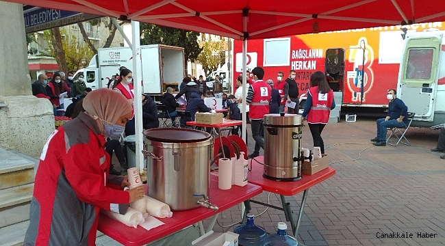 Bağış yapana çorba ikramı