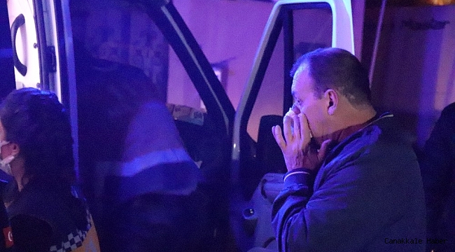 Bahçede ateş yakan yaşlı adamı komşuları taş atarak uyardı