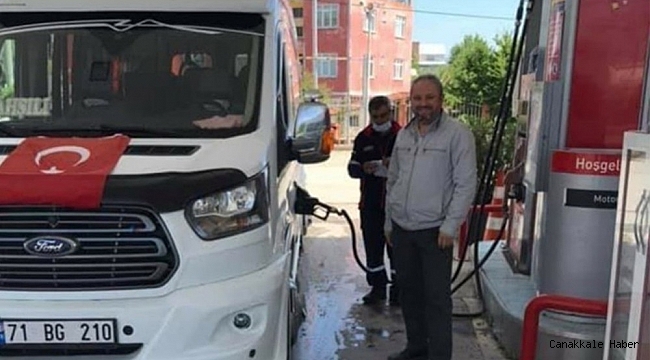 Bahşılı&#039;da esnafa yakıt desteği