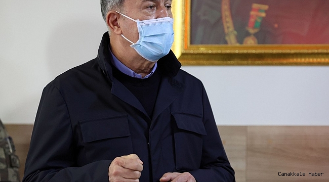 Bakan Akar ve komutanların Azerbaycan dönüşü sınır mesaisi