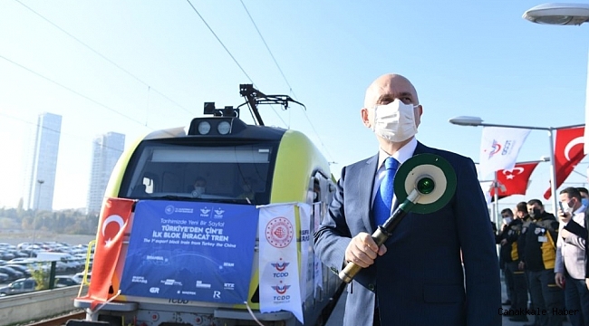 Bakan Karaismailoğlu: &quot;Asya ve Avrupa arasında demiryolu yük taşımacılığı alanında yeni bir çağ başladı&quot;